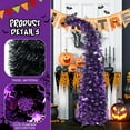 thumbnail image 4 of Ayieyill 5ft Pop up Black Halloween Tree, Collapsible Pencil Tree with Spider Web Decor Halloween Decorations, 4 of 7