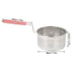 thumbnail image 5 of Cesta para freidora de 18CM, cestas redondas para freír de acero inoxidable con asa para patatas fritas, aros de cebolla, Pasta de pollo, 5 of 6