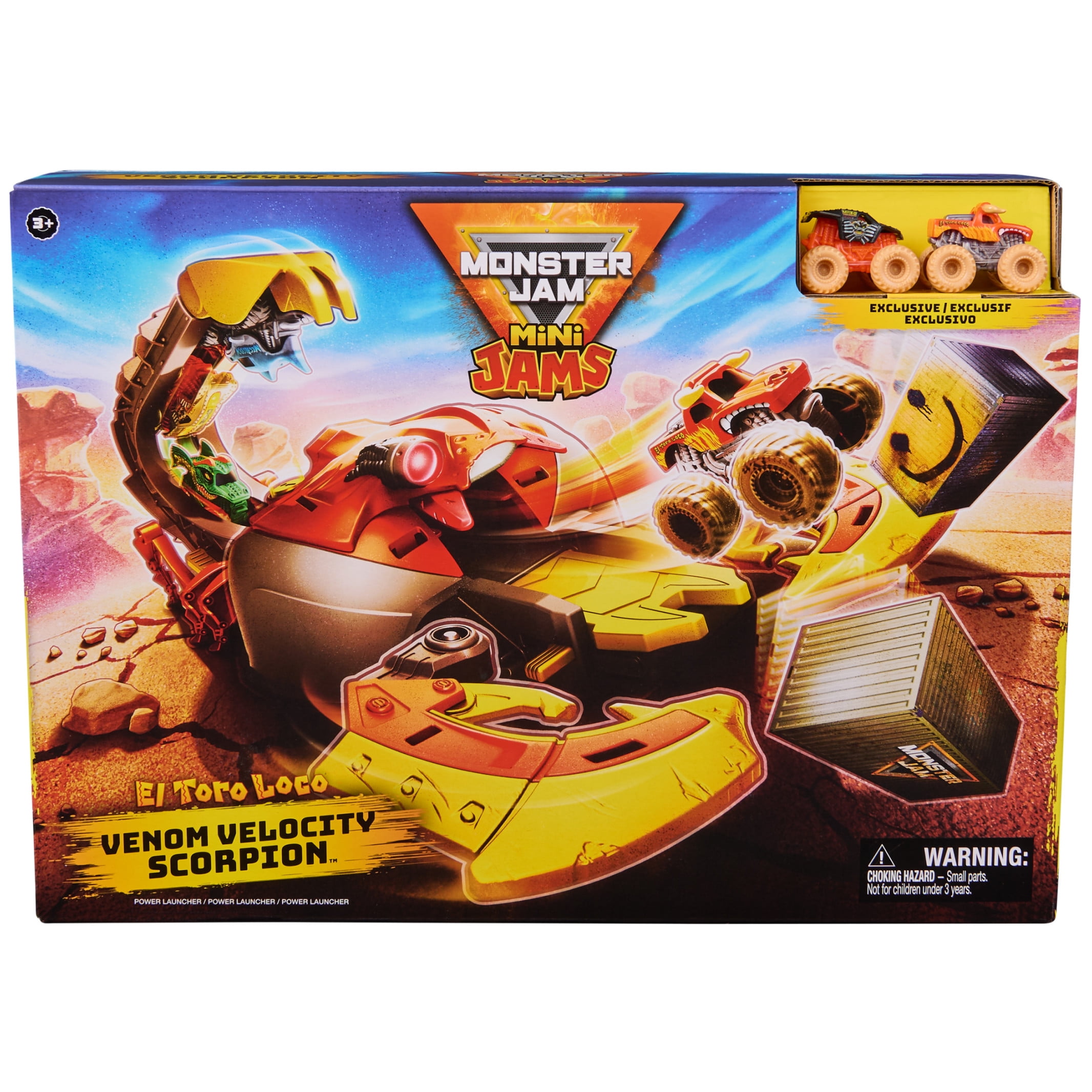 Monster Jam, El Toro Loco Venom Velocity Scorpion Playset, for Ages 3 and up (New)  (图2)