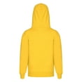 thumbnail image 4 of YONGHS Kids Boys Girls Long Sleeve Hoodie Drawstring Sweatshirt Top with Pocket Activewear Yellow 3-4, 4 of 7