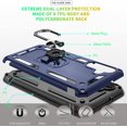 thumbnail image 3 of Galaxy A13 5G Case, Samsung A13 5G Case with HD Screen Protector, [Military-Grade] Magnetic Ring Holder Kickstand Shockproof Protective Phone Case for Samsung Galaxy A13 5G, Blue, 3 of 14