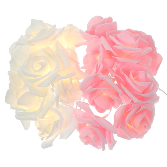 MERRYHAPY Luces Decorativas LED Con Flores Rosas Multicolor Para Colgar En Interiores Con USB Para Fiestas