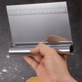 thumbnail image 4 of Stainless steel flour cutter with graduated dough cutting and baking tools, 4 of 5