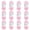 Perfect Pink, variant on Loops & Threads Raindrops Variegated Striped Sweet Snuggles Lite Yarn - Super Bulky Weight Yarn for Knitting, Crochet, Weaving, Arts & Crafts, 12 Pack