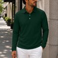 thumbnail image 6 of FchengtaiS Men's Long Sleeve Golf Shirts 3-Button Turndown Collar T-Shirts Fall Winter Casual Athletic Workout Tops, 6 of 8