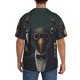 thumbnail image 3 of Fotbe Stylish Avian Gathering Camisa Estampada de Manga Corta para Hombre, Casual de Verano, Estilo Playero, Sin Arrugas-3X-Large, 3 of 5