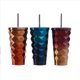 thumbnail image 1 of Taza térmica de acero inoxidable 304 con diseño en diamante y colores degradados, incluye tapa y popote, ideal para viajes, oficina o escuela, 500ml., 1 of 6