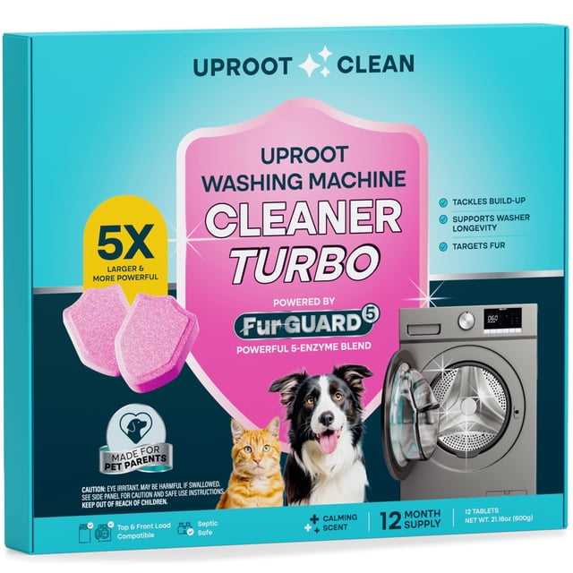 Limpiador de lavadora Tablets Uproot Clean Turbo x12