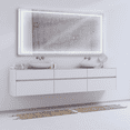 thumbnail image 2 of Modern Mirrors Altalune Illuminated Vanity Mirror for Bathroom with Frosted LED Lighting and Defogger, 2 of 5