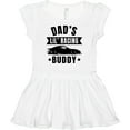 thumbnail image 3 of Inktastic Dads Lil Racing Buddy Girls Baby Dress, 3 of 5