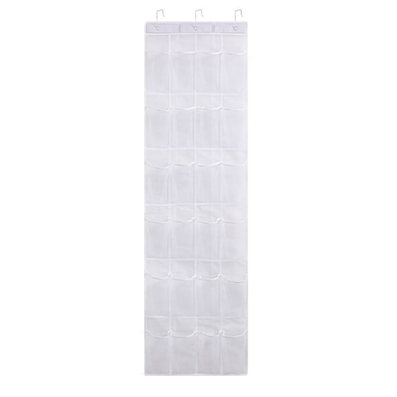 Our Over The Door Shoe Organizer With 24/28 Pockets Will Save You Space