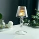 thumbnail image 1 of Portavelas de cristal | Candelabro alto con forma de lámpara de escritorio para centros de mesa de bodas y decoración del hogar, 1 of 6