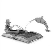 Fascinations Metal Earth The Old Man and the Sea Book Sculpture 3D Metal Model Kit