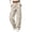 Beige Baggy, variant on Miluxas Women's Hiking Cargo Pants Lightweight Quick Dry Travel Outdoor Tapered Pants Waterproof Work Cargo Joggers with Zipper Pockets Navy
