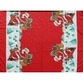 thumbnail image 5 of Shiny Gold Accents on Large Christmas Patterns Decorative Tablecloth, 5 of 11