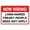 Warning Sign 2, variant on Warning Please Break Down Boxes Before Placing in Dumpster Sign - 8"x12" Aluminum Metal Tin Sign, Business Safety Marker