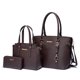 thumbnail image 1 of Set de monedero Montana West, bolso tipo cartera de piel para mujer, 1 of 7