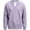 Purple, variant on Textured Oversized Crewneck Sweatshirt Layered 2 in 1 Raglan Sleeve Two Piece Pullover Fall Winter Knit Tops