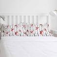 thumbnail image 5 of Spring Animal Twin Size Comforter Set, Country Red Bird White Tree Farm Soft Bedding for All Seasons, 4 Pcs Bed Set with 1 Comforter (68"x86") ,1Sheet(66"x116"), 2 Pillowcases (19"x29"), 5 of 7