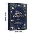 thumbnail image 3 of Ring Advent Calendar 2025 with 24 Unique Ring Designs Jewelry Gift Set for Daily Surprises and Holiday Countdown 2D, 3 of 5