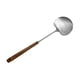 thumbnail image 4 of Cucharón de sopa de acero inoxidable, herramienta esencial, mango de madera resistente al calor Pequeño, 4 of 9
