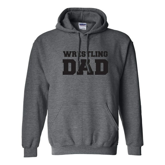 Wrestling Dad Adult Hooded Sweatshirt