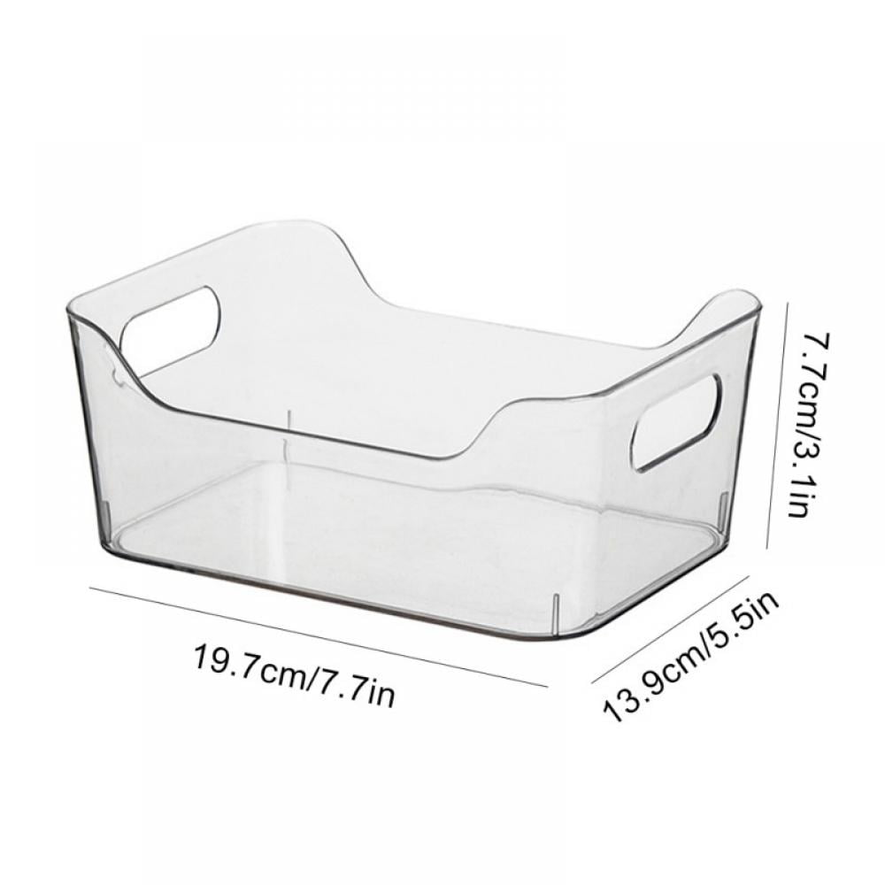 Clear Plastic Storage Bin with Handles BPA Free Plastic Storage Bins