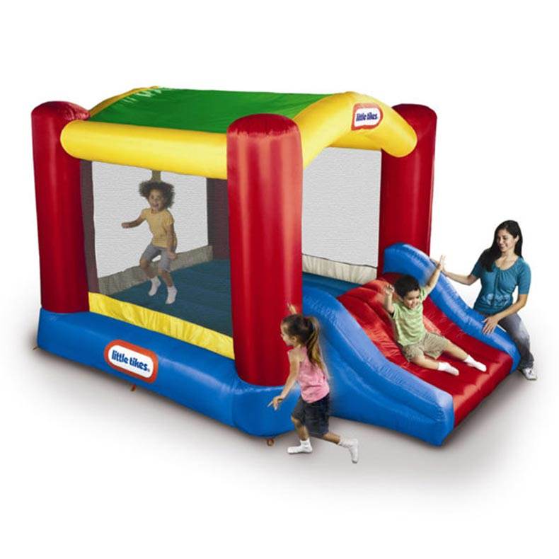 Little Tikes 620089X2CP Shady Jump 'n Slide Outdoors Inflatable Bounce House - image 3 of 8