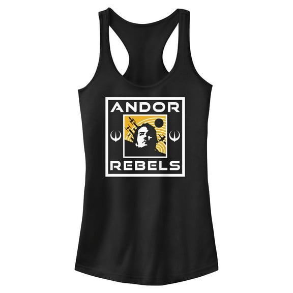 Juniors Star Wars: Andor Cassian Bold Rebels Racerback Tank