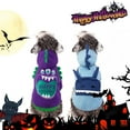 thumbnail image 1 of REK Halloween P.e.t Print Lit.tle Mon.ster Robot Buckle Two Legged Hooded Sweatshirt For Dogs And Cats Clothing, 1 of 3