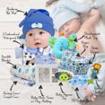 thumbnail image 6 of Gifts Are Blue Baby Boy Bundle Gift Set with Essentials, Toys & Accessories for 1st Year, 12 Items, 6 of 10