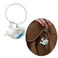 thumbnail image 2 of 2Pieces Whale Keychains Set Fun Key Accessory Stylish Key Holder Acrylic Texture for Bags or Keys Great for Gifting, 2 of 8
