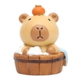 thumbnail image 2 of Mini figura de capibara decoración de mesa colección de estatuas de resina figura de capibara Estilo C, 2 of 7