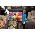 thumbnail image 4 of Startonight Canvas Wall Art Abstract - Abstract All Color Clouds - Framed 24" x 36"&nbsp;, 4 of 6