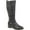 Grey, variant on Womens Ivie Extra Wide Calf Stacked Heel Riding Boots