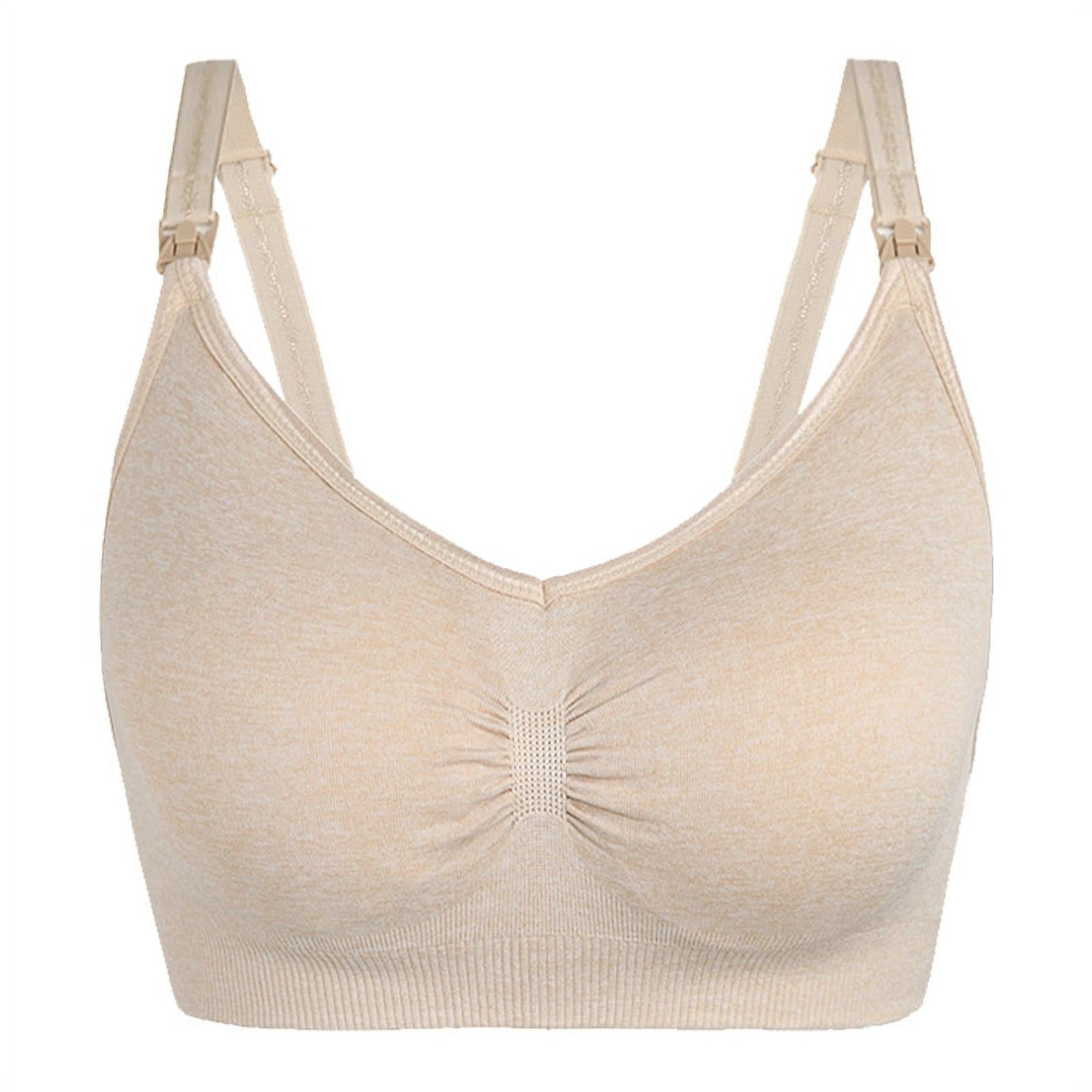 Plus size Nursing Bra Breast Feeding Maternity Wire free Bra Breastfeeding Push Up Pregnant