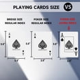 thumbnail image 2 of GSE Games & Sports Expert Canasta Cards Game Set, Includes 2 Decks Canasta Playing Cards with Point Values, a Revolving Card Tray, and 50 Score Sheets, 2 of 5