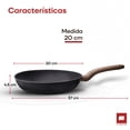 thumbnail image 4 of ULTRACHEF Sart&eacute;n con Revestimiento Antiadherente de Piedra de Alemania 100% libre de PFOA. 20cm, 4 of 7