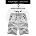 thumbnail image 4 of Pantalones Cortos Casuales de Camuflaje Imprimidos Sueltos Capris, Pantalones de Algodón de Pierna Recta para Uso Al Aire Libre, Ocio Y Verano Diario, 4 of 4