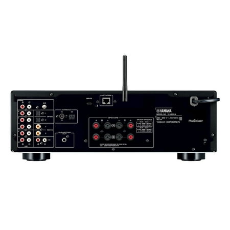 Yamaha - Bluetooth 120-Watt 2.0-Channel Network Stereo Receiver with Remote - Silver