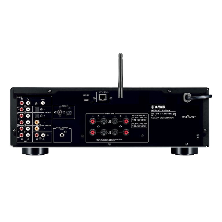値下げ可　Yamaha RN 600A Yamaha R-N600A Stereo Network Receiver with Wi-Fi, Bluetooth, and