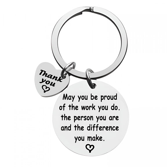 DESIGNICE 2026 New Coworker Leaving Gifts for Women Employee Thank You Gifts Inspirational Keychain for Men Colleague Team Appreciation Present From Leaving Retirement