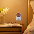 thumbnail image 4 of Light Sensor of LED Night Light, Colorful Mandala Style Flower Night Light Plug Into Wall for Kids Room, Bedroom, Bathroom, Kitchen, 4 of 4