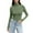 Mint Green, variant on Ladies Tops And Blouses Solid Color High Neck Regular Long Sleeve Crewneck T Shirt Womens Tops