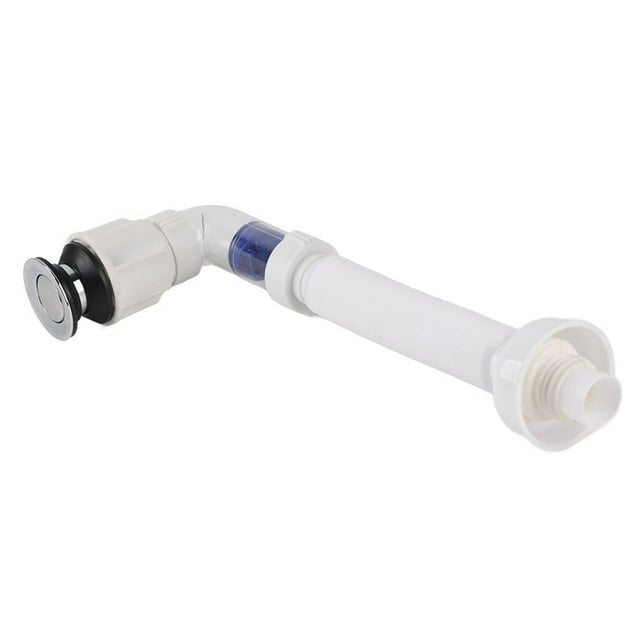 Adjustable Ripple Anti-Odor S Tube Drain Pipe, Sink Drain Pipe, for Fast Drainage Fix Alignment, Plumbing Problem 40mm/1.6In In Diameter Connections