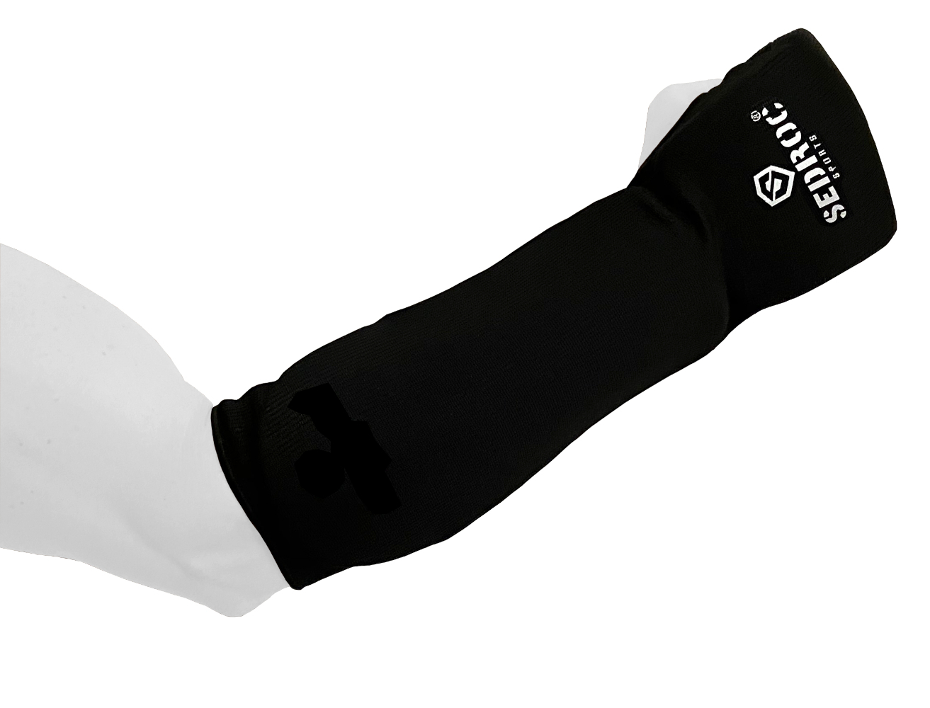 Sedroc Fist Forearm Guards – Padded Arm Sleeves With Integrated Hand Pads – Black, Pair