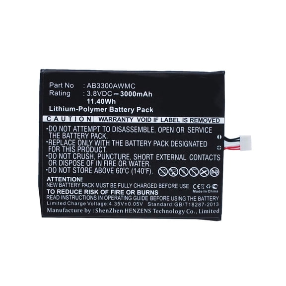 Batteries N Accessories BNA-WB-P3545 Cell Phone Battery - Li-Pol, 3.8V, 3000 mAh, Ultra High Capacity Battery - Replacement for Philips AB3300AWMC Battery