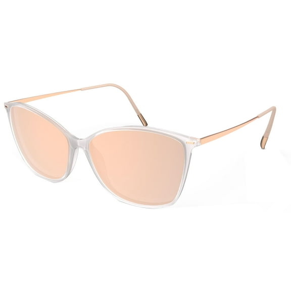 Sunglasses Silhouette Baden Fullrim 3192 8530 Frosty White / Rose Gold 58/13/135