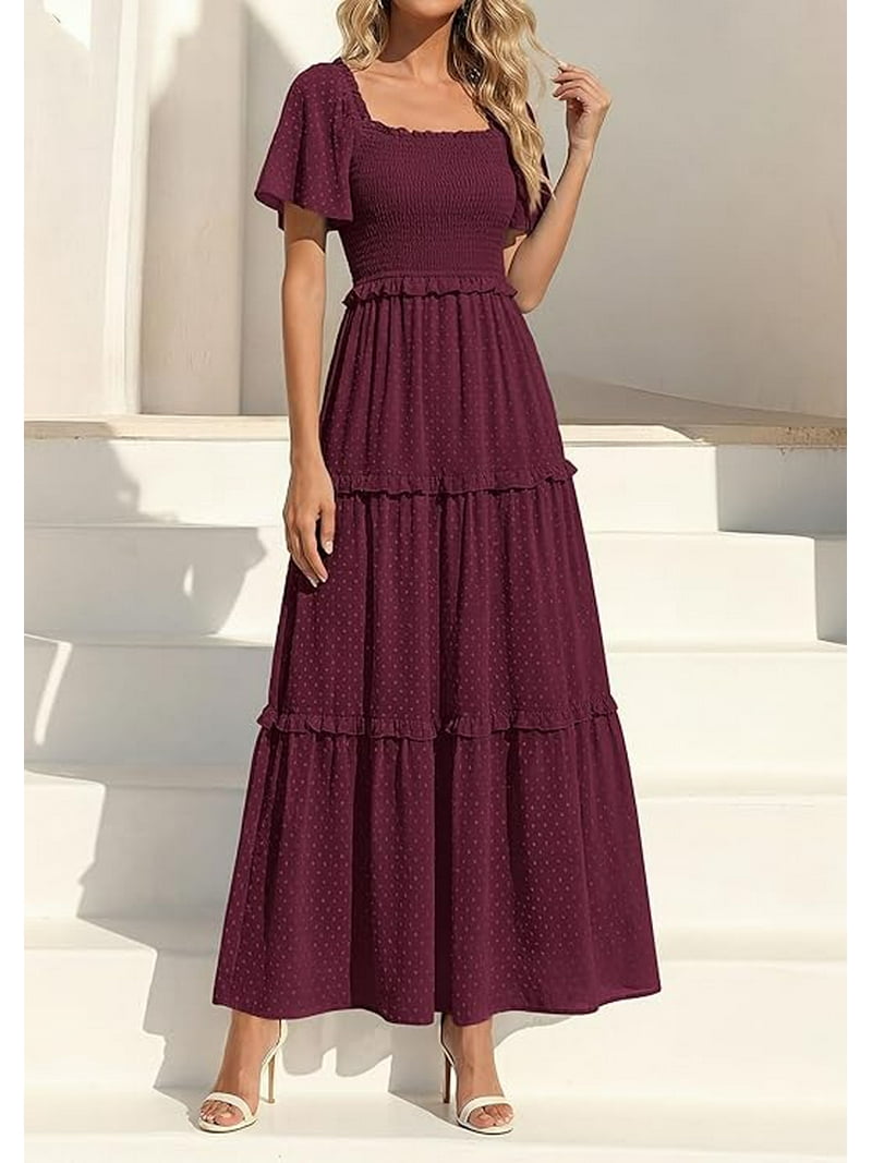 boho spring wedding guest dress The 15 Most Stylish Wedding Guest Dresses For Spring #bridalgown #weddingdress