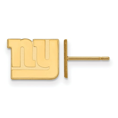 - New York Giants Gold-Plated Small Logo Post Earrings - No Size
